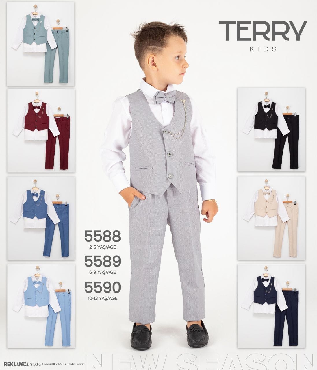 Terry Kids YELEKLİ TAKIM